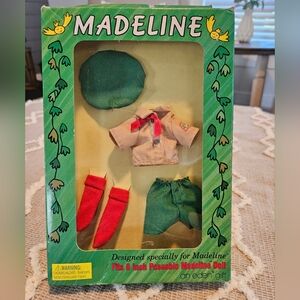 Vintage Eden 8" Madeline Girl Doll Scouting Adventures Outfit